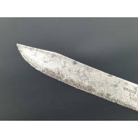 Coutellerie & Divers COUTEAU DROIT FIXE  US CIVIL WAR  GUERRE DE SECESSION 1860 BRIDGE COUTELLERY ST LOUIS N°B650 - USA XIXè {PR