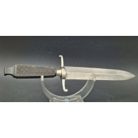 Coutellerie COUTEAU DE CHASSE VÉNERIE NOGENT LAME DOUBLE TRANCHANT - FRANCE XIXè {PRODUCT_REFERENCE} - 1