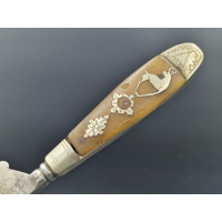 Coutellerie COUTEAU DROIT ET FIXE  AUTRICHE OU ALLEMANGNE XIXè {PRODUCT_REFERENCE} - 9