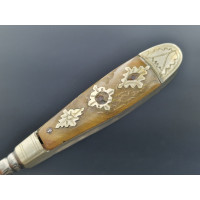 Coutellerie COUTEAU DROIT ET FIXE  AUTRICHE OU ALLEMANGNE XIXè {PRODUCT_REFERENCE} - 10