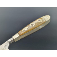 Coutellerie COUTEAU DROIT ET FIXE  AUTRICHE OU ALLEMANGNE XIXè {PRODUCT_REFERENCE} - 11