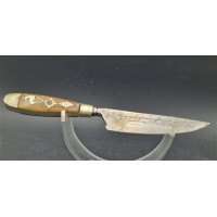 Coutellerie COUTEAU DROIT ET FIXE  CUCHILLO TYPE GAUCHO ARGENTIN - ESPAGNE XIXè {PRODUCT_REFERENCE} - 12