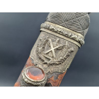 Coutellerie GRAND COUTEAU HIGHLAND DIRK ECOSSAIS SKEAN DHU Fin XIXè par HUGH MORRISO JAMAICA ST GLASGOW {PRODUCT_REFERENCE} - 3