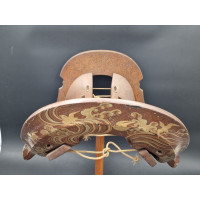 Art du Japon SELLE SAMOURAI  KURA EN BOIS LAQUE NASHIJI DECOR EN TAKAMAKI-E  -  JAPON EDO XIXè {PRODUCT_REFERENCE} - 4