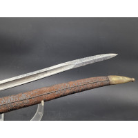 Militaria BAIONNETTE FUSIL DE CHASSE LAME YATAGAN CONTRE TRANCHANT 1850 -  1860 - FRANCE XIXè {PRODUCT_REFERENCE} - 7