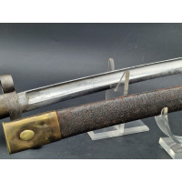 Militaria BAIONNETTE FUSIL DE CHASSE LAME YATAGAN CONTRE TRANCHANT 1850 -  1860 - FRANCE XIXè {PRODUCT_REFERENCE} - 8