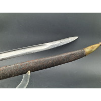 Militaria BAIONNETTE FUSIL DE CHASSE LAME YATAGAN CONTRE TRANCHANT 1850 -  1860 - FRANCE XIXè {PRODUCT_REFERENCE} - 9