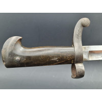 Militaria BAIONNETTE FUSIL DE CHASSE LAME YATAGAN CONTRE TRANCHANT 1850 -  1860 - FRANCE XIXè {PRODUCT_REFERENCE} - 12