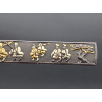 Arts & Armes du Japon KOZUKA SABRE JAPONAIS TANTO WAKIZASHI KATANA  DAIMYO PROCESSION - JAPON PERIODE EDO XIXè {PRODUCT_REFERENC