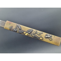 Catalogue Magasin KOZUKA SABRE JAPONAIS TANTO WAKIZASHI KATANA GRUE BAMBOU LOTUS  - JAPON PERIODE EDO XIXè {PRODUCT_REFERENCE} -