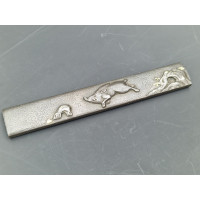 Art du Japon KOZUKA SABRE JAPONAIS TANTO WAKIZASHI KATANA  SANGLIER   - JAPON PERIODE EDO XIXè {PRODUCT_REFERENCE} - 2