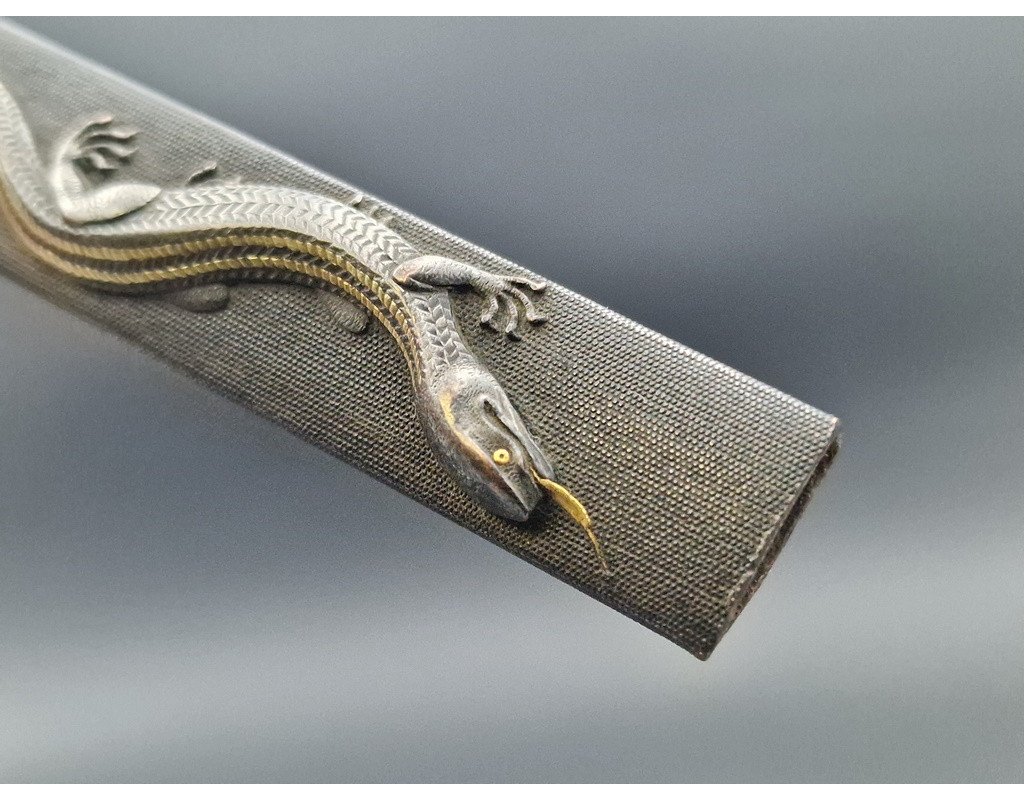 Wakizashi sabre japonais ancien de samouraï et son kozuka - OVIRY