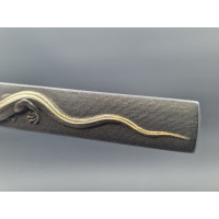 Art du Japon KOZUKA LEZARD SHAKUDO NANAKO HIROMICHI  SABRE JAPONAIS TANTO WAKIZASHI KATANA   - JAPON PERIODE EDO XIXè {PRODUCT_R