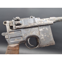 Armes Catégorie B PISTOLET MAUSER C96 Modèle 1916  Calibre 9mm parabellum C 96 RED NINE - Allemagne première Guerre Mondiale {PR