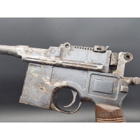 Armes Catégorie B PISTOLET MAUSER C96 Modèle 1916  Calibre 9mm parabellum C 96 RED NINE - Allemagne première Guerre Mondiale {PR