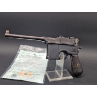 Armes Catégorie B PISTOLET MAUSER C96 modèle 1896  Calibre 7,63 Mauser C 96  -  Allemagne première Guerre Mondiale {PRODUCT_REFE