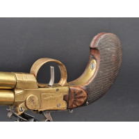 Armes de Poing PISTOLET A SILEX DOUBLE CANONS SELECTIF  par AUTE à PARIS vers 1820 - France XIXè {PRODUCT_REFERENCE} - 8