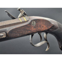 Armes de Poing PISTOLET A SILEX DE DUEL GEORGE III par H. NOCK LONDON  vers 1786- 1800  Cal 16.5mm- GB Premier Empire {PRODUCT_R