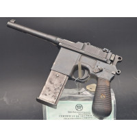 Armes Neutralisées  PISTOLET EXPERIMENTAL SCHNELLFEUER MAUSER 711 MODELE 1930 TYPE UNIVERSELLE  calibre 7.63x25mm - Allemagne XX