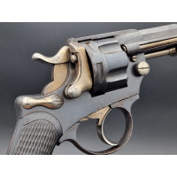 Armes de Poing REVOLVER OFFICIER 1874 CIVIL CHAMELOT DELVIGNE A CLE INVENTION BREVETE Calibre 11mm73 - FRANCE IIIè République {P