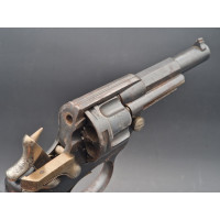 Armes de Poing REVOLVER OFFICIER 1874 CIVIL CHAMELOT DELVIGNE A CLE INVENTION BREVETE Calibre 11mm73 - FRANCE IIIè République {P