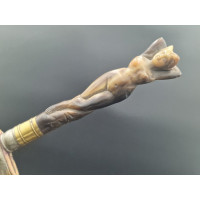 Coutellerie COUTEAU DE CHASSE VENERIE SIGNE   GRANGE A PARIS XIXè {PRODUCT_REFERENCE} - 3