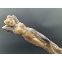 Coutellerie COUTEAU DE CHASSE VENERIE SIGNE   GRANGE A PARIS XIXè {PRODUCT_REFERENCE} - 4