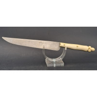 Coutellerie & Divers COUTEAU DROIT FIXE  CALMELS A LAGUIOLE  -  FRANCE XIXè {PRODUCT_REFERENCE} - 1