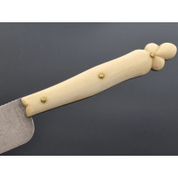 Coutellerie & Divers COUTEAU DROIT FIXE  CALMELS A LAGUIOLE  -  FRANCE XIXè {PRODUCT_REFERENCE} - 4