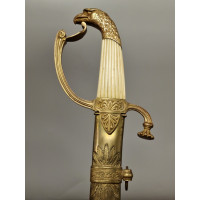 Armes Blanches SABRE OFFICIER DE CAVALERIE LEGERE  TETE D'AIGLE  FRANCE PREMIER EMPIRE {PRODUCT_REFERENCE} - 1