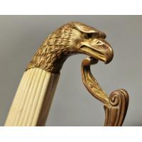 Armes Blanches SABRE OFFICIER DE CAVALERIE LEGERE  TETE D'AIGLE - USA  FRANCE PREMIER EMPIRE {PRODUCT_REFERENCE} - 4