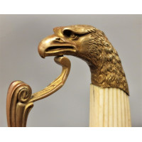 Armes Blanches SABRE OFFICIER DE CAVALERIE LEGERE  TETE D'AIGLE  FRANCE PREMIER EMPIRE {PRODUCT_REFERENCE} - 5