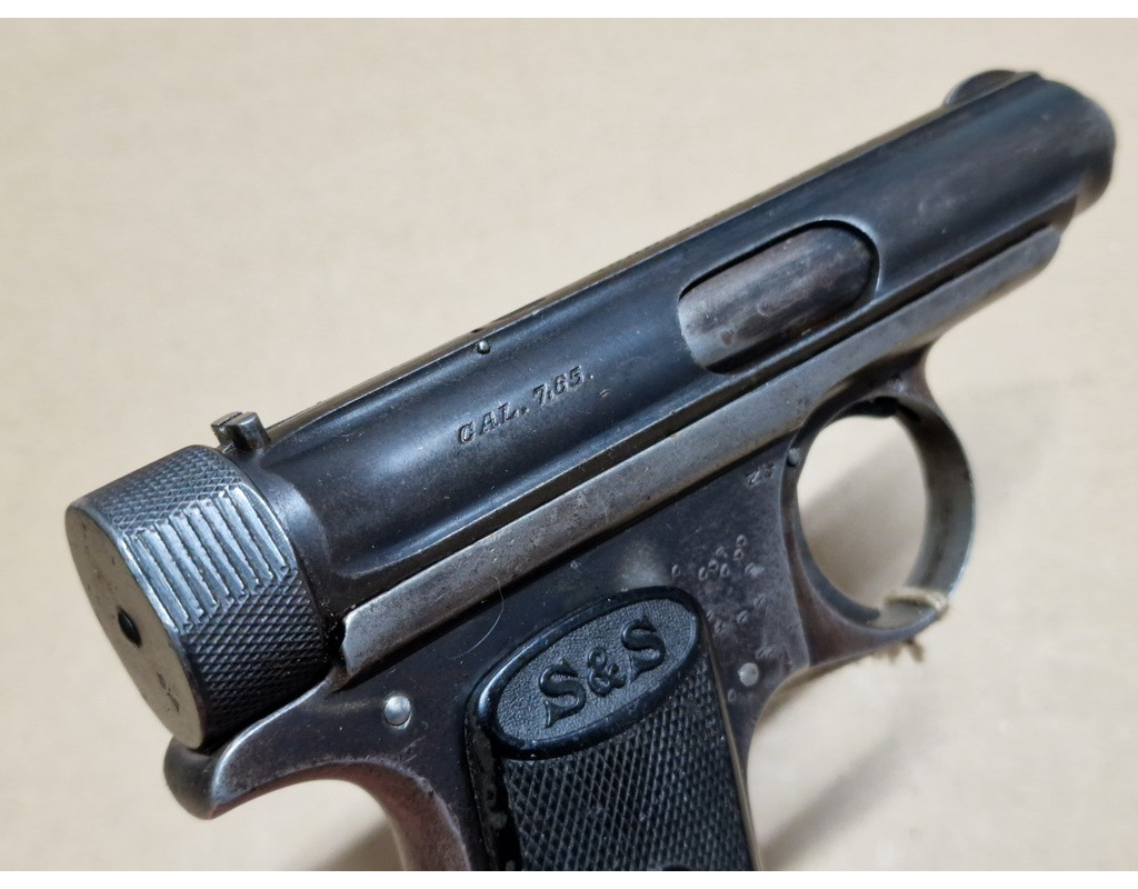 Armes Catégorie B PISTOLET   SAUER & SOHN SHUL   CALIBRE 7.65 BROWNING {PRODUCT_REFERENCE} - 3