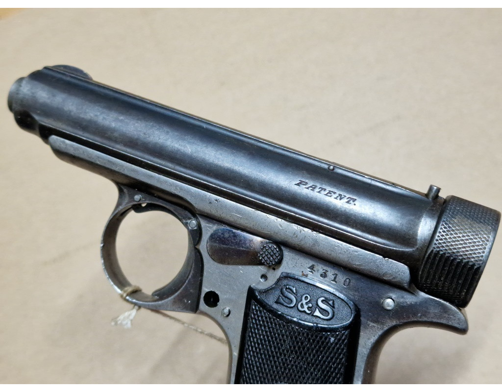 Armes Catégorie B PISTOLET   SAUER & SOHN SHUL   CALIBRE 7.65 BROWNING {PRODUCT_REFERENCE} - 4