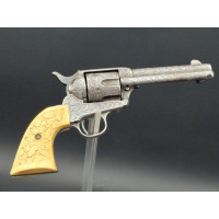 Armes Catégorie B WESTERN REVOLVER COLT SAA SINGLE ACTION ARMY Model 1873 FRONTIER SIX SHOOTER 44/40 1907 44WCF  4"3/4 - USA XIX