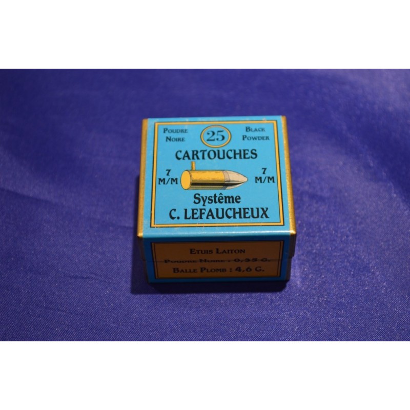 BOITE DE MUNITIONS DE RECHARGEMENT - CALIBRE 7mm A BROCHE BOITE DE MUNITIONS DE RECHARGEMENT - CALIBRE 7mm A BROCHE