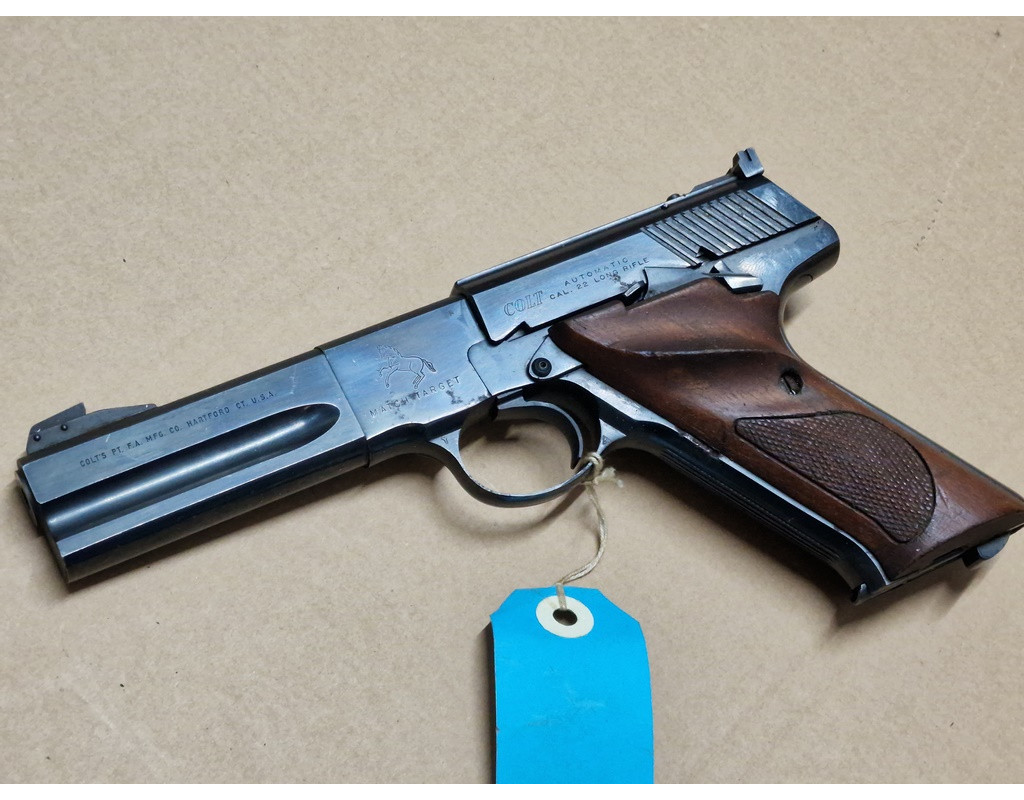 PISTOLET DE TIR COMPETITION COLT WOODSMAN MATCH TARGET CALIBRE 22 État Très bon Pays U.S.A
