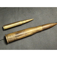Munitions  1 CARTOUCHE MUNITION FUSIL MAUSER TANK GEWEHR 1918 CALIBRE 13MM  Catégorie C {PRODUCT_REFERENCE} - 7