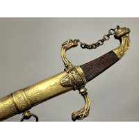 Armes Blanches SABRE OFFICIER ETAT MAJOR DE MARINE A LA MARENGO - FRANCE PREMIER EMPIRE {PRODUCT_REFERENCE} - 1