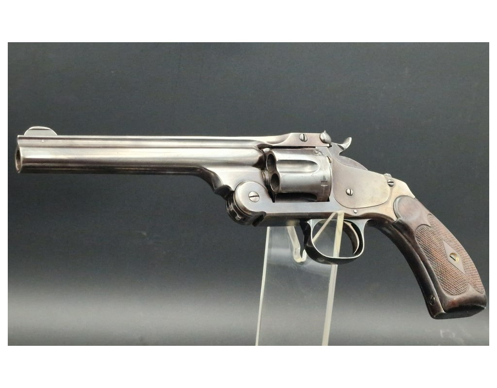 Armes de Poing REVOLVER SMITH & WESSON NEW MODEL  N°3  1871  SIMPLE ACTION  Calibre 44 RUSSIAN  N° 20502 - USA XIXè {PRODUCT_REF
