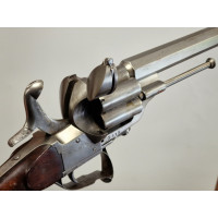 Armes Longues CARABINE REVOLVER LEFAUCHEUX A PARIS  LF 391 CALIBRE 15MM A BROCHE vers 1860 - FRANCE XIXè {PRODUCT_REFERENCE} - 1