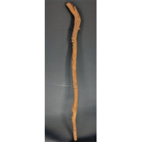 ANTIQUITES ART POPULAIRE CANNE DE MARCHE EN BOIS SCULPTEE  - FRANCE XIXè {PRODUCT_REFERENCE} - 1