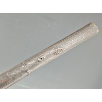 ANTIQUITES SHIKOMI ZUE CANNE EPEE JAPONAIS IMATION BOIS PAULOWNIA  LAME SABRE KATANA  - JAPON MEIJI fin XIXè {PRODUCT_REFERENCE}