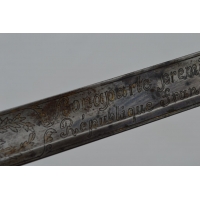 Catalogue Magasin SABRE D'OFFICIER MAJOR DU 2è Régiment de CHASSEUR A CHEVAL 1er Modèle 1802 - FRANCE CONSULAT {PRODUCT_REFERENC