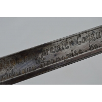 Catalogue Magasin SABRE D'OFFICIER MAJOR DU 2è Régiment de CHASSEUR A CHEVAL 1er Modèle 1802 - FRANCE CONSULAT {PRODUCT_REFERENC