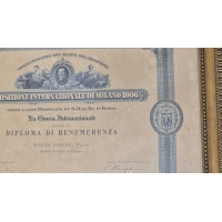 ANTIQUITES REGIS DARNE CADRE  DIPLOME  PRIX DU MERITE  A L'EXPOSITION  INTERNATIONALE  DE MILAN  EN1906 {PRODUCT_REFERENCE} - 2