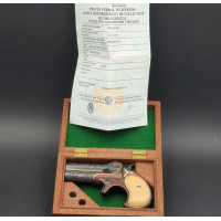 Catalogue Magasin LUXUEUX PISTOLET REMINGTON DOUBLE DERRINGER Gravé Doré en COFFRET  Calibre 41RF  RIMFIRE - US XIXè {PRODUCT_RE