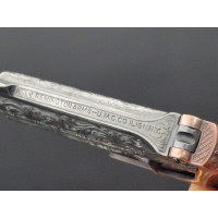 Catalogue Magasin LUXUEUX PISTOLET REMINGTON DOUBLE DERRINGER Gravé Doré en COFFRET  Calibre 41RF  RIMFIRE - US XIXè {PRODUCT_RE