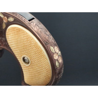 Catalogue Magasin LUXUEUX PISTOLET REMINGTON DOUBLE DERRINGER Gravé Doré en COFFRET  Calibre 41RF  RIMFIRE - US XIXè {PRODUCT_RE