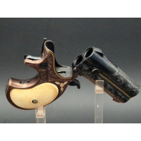 Catalogue Magasin LUXUEUX PISTOLET REMINGTON DOUBLE DERRINGER Gravé Doré en COFFRET  Calibre 41RF  RIMFIRE - US XIXè {PRODUCT_RE